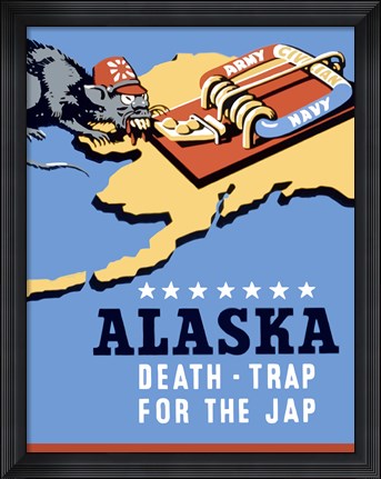 Framed Alaska, Death Trap Print
