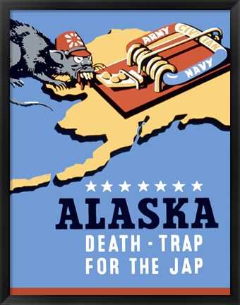 Framed Alaska, Death Trap Print