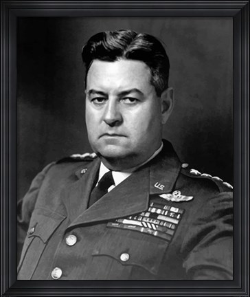 Framed General Curtis Lemay (close up) Print