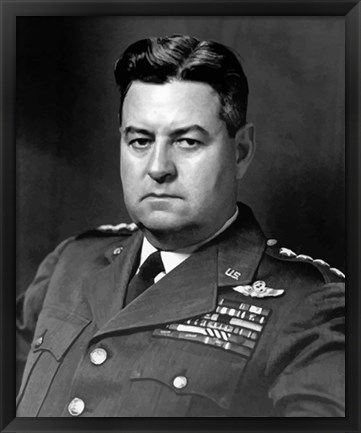 Framed General Curtis Lemay (close up) Print