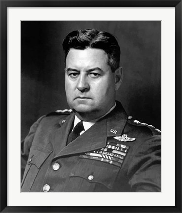 Framed General Curtis Lemay (close up) Print