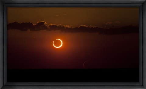 Framed Annular Solar Eclipse Print
