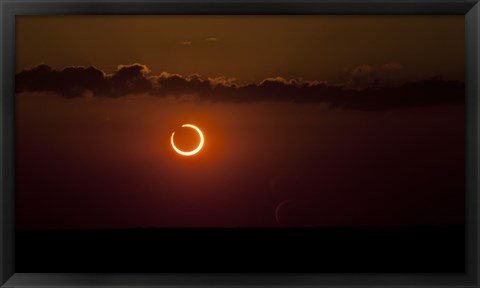 Framed Annular Solar Eclipse Print