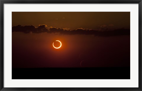 Framed Annular Solar Eclipse Print