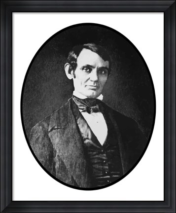 Framed Young Abraham Lincoln Print