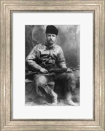 Framed Young Theodore Roosevelt Print