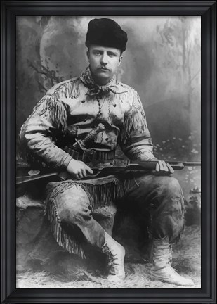 Framed Young Theodore Roosevelt Print