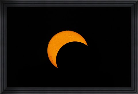 Framed Partial Solar Eclipse (2012) Print