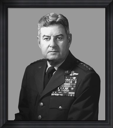 Framed General Curtis Lemay Print