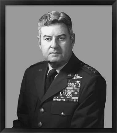 Framed General Curtis Lemay Print