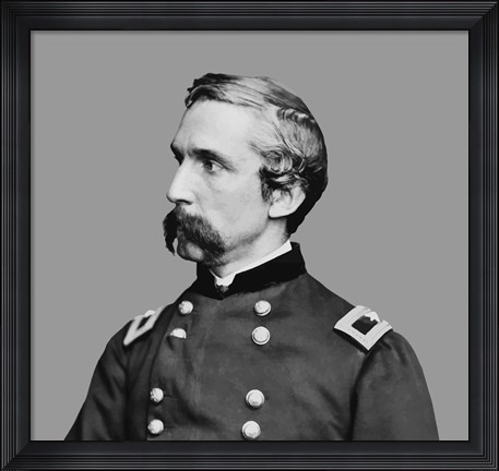 Framed Joshua L Chamberlain Print
