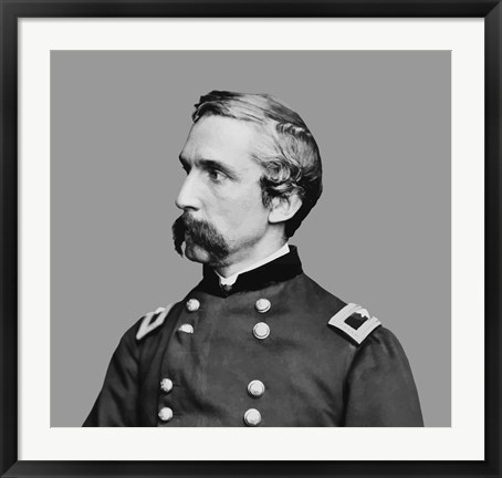 Framed Joshua L Chamberlain Print