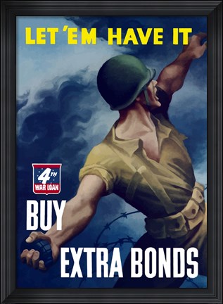 Framed Let Em Have It Print