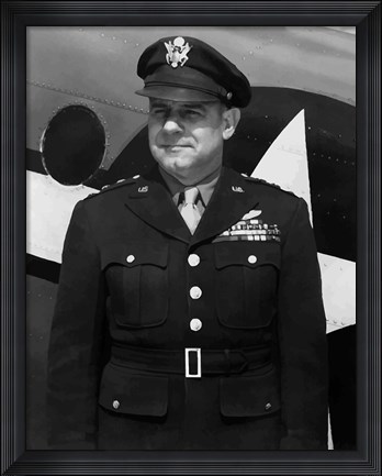 Framed General James Harold Doolittle in uniform Print