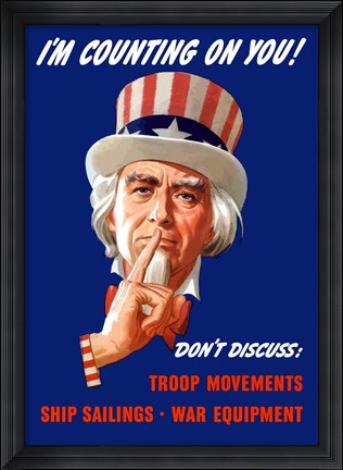 Framed I&#39;m Counting On You Print