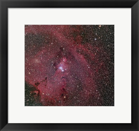 Framed Cone and Christmas Tree Nebula Print