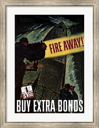 Framed Buy Extra Bonds Print