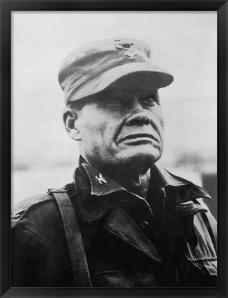Framed General Lewis Chesty Puller Print