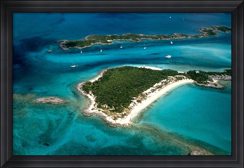 Framed Exumas, Bahamas Print