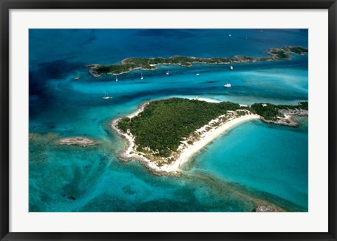 Framed Exumas, Bahamas Print