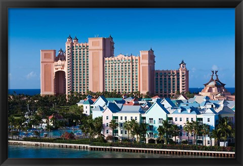 Framed Atlantis Hotel , Bahamas Print