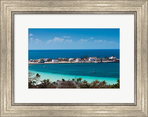 Framed Bahamas, Eleuthera Island, Governors Harbor Print