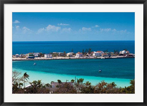 Framed Bahamas, Eleuthera Island, Governors Harbor Print