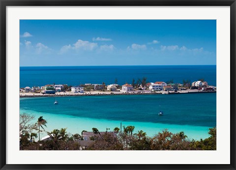 Framed Bahamas, Eleuthera Island, Governors Harbor Print