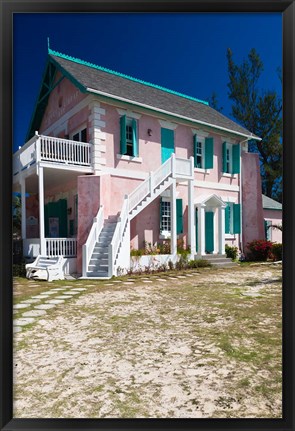 Framed Bahamas, Eleuthera Island, Haynes Library Print