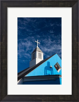 Framed Bahamas, Eleuthera, Harbor Island, Dunmore, Church Print