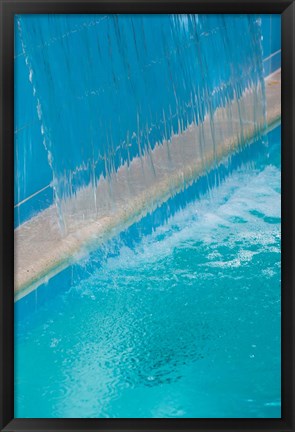 Framed Bahamas, Eleuthera, Harbor Island, Dunmore, pool Print