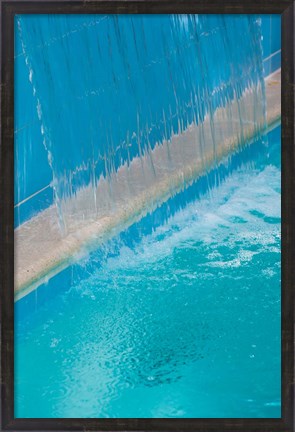 Framed Bahamas, Eleuthera, Harbor Island, Dunmore, pool Print