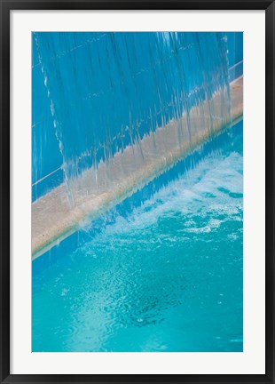 Framed Bahamas, Eleuthera, Harbor Island, Dunmore, pool Print