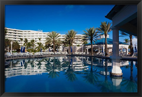 Framed Bahamas, Nassau, Sheraton Cable Beach Hotel Print