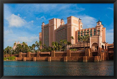 Framed Bahamas, New Providence Island, Atlantis Hotel Print