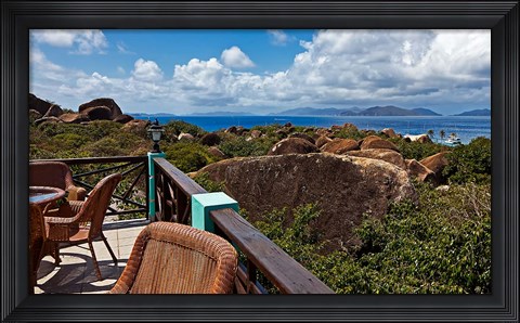 Framed Top of the Baths in Virgin Gorda, British Virgin Islands Print