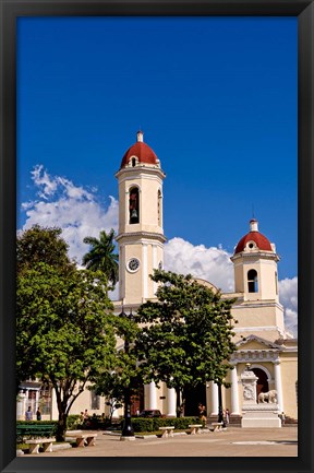 Framed Immaculate Conception Cathedral, Cienfuegos Cuba Print