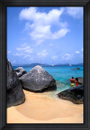 Framed Couple, Baths, Virgin Gorda Print