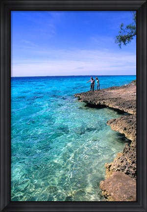 Framed Cuevade De Los Peces, Peninsula De Zapata, Cuba Print