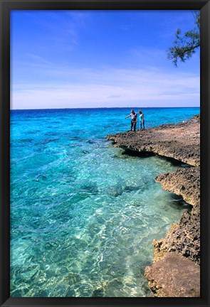 Framed Cuevade De Los Peces, Peninsula De Zapata, Cuba Print