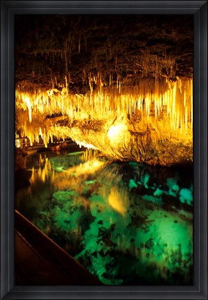 Framed Famous Crystal Caves, Bermuda Print