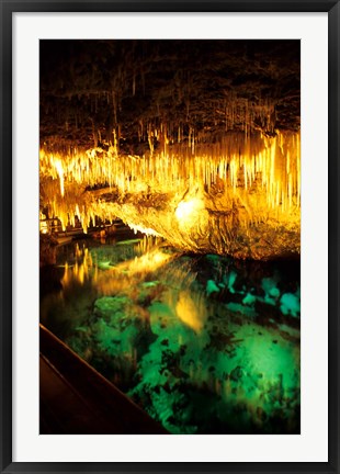 Framed Famous Crystal Caves, Bermuda Print