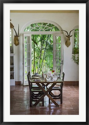 Framed Hemingway House, Hemingway Museum at Finca Vigia, Havana, Cuba Print