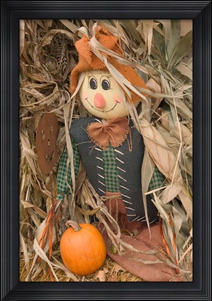 Framed Quaint Village Decorations, Wisconsin Print