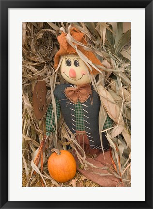 Framed Quaint Village Decorations, Wisconsin Print