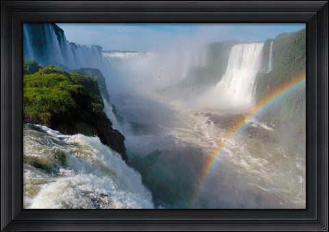Framed Brazil, Foz do Iguacu Waterfall Print