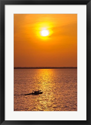 Framed Brazil, Amazon River, Fishermen Print