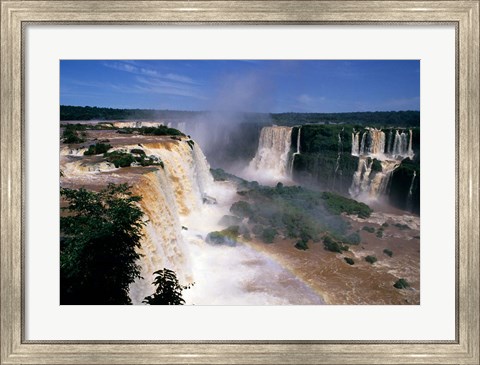 Framed Iguacu Falls, Brazil (horizontal) Print