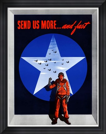 Framed Send Us More and fast Print