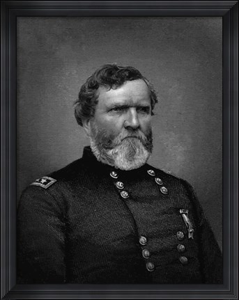 Framed General George Henry Thomas Print